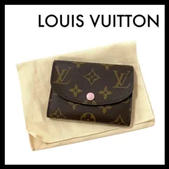 【LOUIS VUITTON】ポルト モネ ロザリ モノグラム ローズバレリーヌ M62361 二つ折り財布 コインケース 小銭入れ ブラウン/茶 ピンク ルイ ヴィトン (SER-4952)