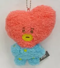 【中古】ぬいぐるみマスコット・ぬいぐるみバッジ TATA(ブイ) パステルカラーふわふわぬいぐるみマスコット 「BT21」
