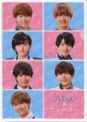 【中古】クリアファイル なにわ男子 A5クリアファイル(タテ) 「なにわ男子×ハイチュウ」 セブンイレブン限定