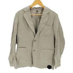 新品【S】Ecru MUJI リネン洗いざらし ジャケット 無印良品 ムジ 新品【S】Ecru MUJI リネン洗いざらし ジャケット 無印良品 ムジ