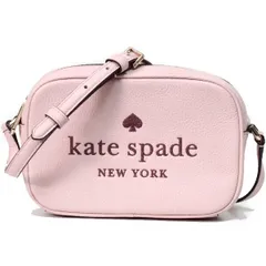 ケイトスペード バッグ katespade ぺブルレザー グリッター ラメ ロゴ ミニ カメラ バッグ クロスボディ 斜めがけ ショルダーバッグ ローズスモーク K4707