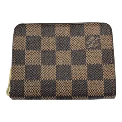 LOUIS VUITTON (ルイヴィトン) ジッピー・コインパース ダミエ コインケース カードケース N63070 ブラウン フランス製