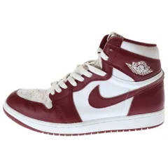 NIKE (ナイキ) AIR JORDAN 1 RETRO HIGH OG ARTISANAL RED エアジョーダン1 レトロ アーティザナルレッド ハイカットスニーカー ホワイト/レッド US10/28cm DZ5485-160