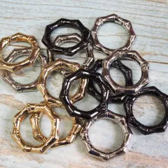 【4個セット】バンブーカラビナ 八角形カラビナ 内径20mm  小  丸カン srk60【makuzo shop】