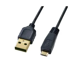 〔5個セット〕 サンワサプライ 極細マイクロUSBケーブル （A-マイクロB）0.2m KU-SLAMCB02KX5
