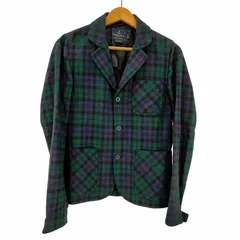 ペンドルトン PENDLETON USA製 ブラックウォッチ チェック柄 テーラードジャケット レディース  XXSのサムネイル