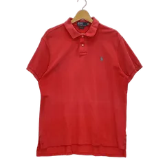 90's vintage 90年代 ヴィンテージ Polo by Ralph Lauren ポロバイラルフローレン ポニー刺繡 XLサイズ レッド