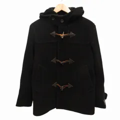 B&Y ユナイテッドアローズ BEAUTY&YOUTH ビューティー&ユース ダッフルコート トグルボタン ひざ丈 M 黒 ブラック /FF 0906 ■GY31のサムネイル