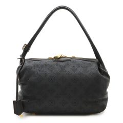 LOUIS VUITTON ルイ ヴィトン モノグラムマヒナ ガラテアPM トートバッグ ショルダーバッグ 肩掛け レザー ノワール 黒 ブラック M93814