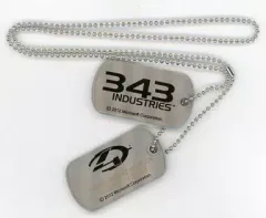 【中古】キーホルダー・マスコット(キャラクター) [単品] Halo 4オリジナル ドッグタグ 「Xbox360ソフト Halo4」 予約特典