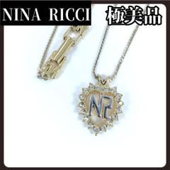 NINA RICCI ネックレスとイヤリングセット - メルカリ