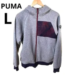 【中古】PUMA プーマ リバーシブル パーカー スポーツウエア Lサイズ