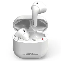 完全ワイヤレスBluetoothヘッドホン ELECOM エレコム LBT-TWS11WH 【佐川急便にて5営業日以内発送】