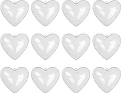 Felimoa ハート型 プラスチックボール オーナメント アレンジ 12個セット イベント プレゼントのサムネイル