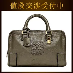 ロエベ ハンドバッグ アマソナ 23 f-22445 ゴールド アナグラム