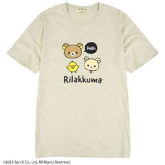リラックマ コリラックマ 半袖 Tシャツ 春夏 Rilakkuma San-x Cアイボリー 春夏