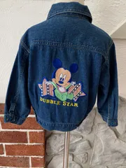 【Size 90】vintage ミッキー  デニムジャケット ディズニー ヴィンテージ