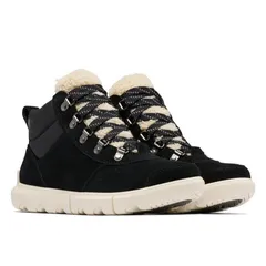 ソレル ＳＯＲＥＬ レディース エクスプローラー ネクスト ツー ハイカー ウォータープルーフ スノーブーツ WOMEN NL5028 010 EXPLORER NEXT TWO HIKER WATERPROOF BLACK × SEA SALT