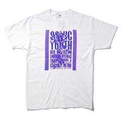 【新品 正規品】SONIC YOUTH Tシャツ Metro 2018 ホワイト ソニックユース バンドTシャツ