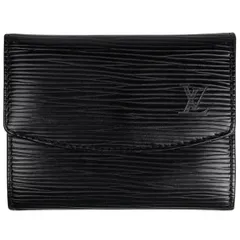 ルイ・ヴィトン Louis Vuitton ポルト モネ サーンプル 小銭入れ カード入れ コインケース エピ ノワール (ブラック) M63412 レディース 【中古】