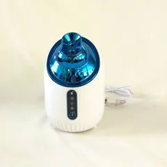 ⭐️新品 ナノア NANOA フェイススチーマー毛穴ケア ホワイト/ブルー フェイススチーマー (ナノア)NANOA 皮膚科医が大注目の 濃密