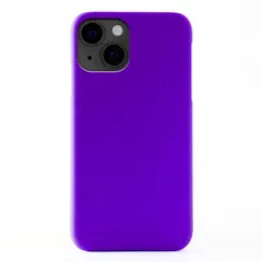 iPhone13 mini ケース アイフォン13ミニ  耐衝撃 シンプル さらさら ハード ケース 【Color】 パープル