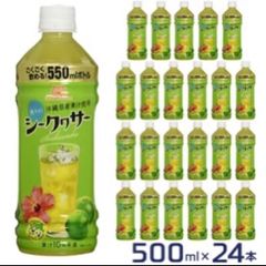 シークヮーサージュース 550ml×24　沖縄県産果汁使用