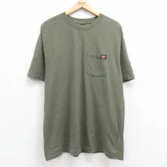 XL/古着 ラングラー 半袖 ブランド Tシャツ メンズ 胸ポケット付き 大きいサイズ コットン クルーネック 緑 グリーン 25jul22 中古