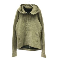 DEVOA デヴォア 11SS ヘンプコットン フーデッドジャケット  ベージュ 1