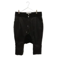 GANRYU (ガンリュウ) 13AW ドッキング コーデュロイ デニム サルエルパンツブラック EL-P004のサムネイル