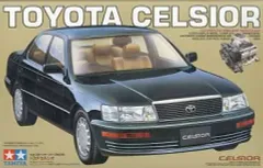 1/24 タミヤ　セルシオ　カスタム　ジオラマ クリアケース付　旧車 タミヤ 1/24 スポーツカーシリーズ トヨタ セルシオ (UCF11