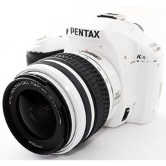 ペンタックス デジタル一眼 PENTAX K-X ホワイト レンズキット 中古 新品SDカード付き 届いてすぐに使える