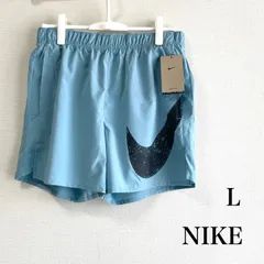 【新品】ナイキ　スウッシュ　ショートパンツ　L　メンズ　ランニング　ブルー　水色　NIKE