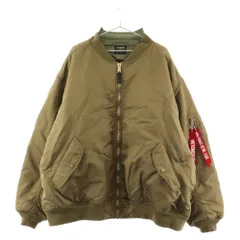 VETEMENTS (ヴェトモン) 18SS×Alpha Reversible Bomber Jacket アルファ リバーシブルボンバージャケット MA-1 再構築 カーキ WSS18JA25のサムネイル