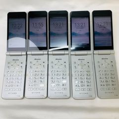 ★【訳あり品】docomo  Arrows ケータイ  F-03L シルバー　(5台セット)