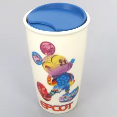 【中古】マグカップ･湯のみ ミッキーマウス(エプコット柄) パークモチーフタンブラー 「ディズニー×スターバックスコーヒー」 フロリダ・ウォルト・ディズニー・ワールド・リゾート限定