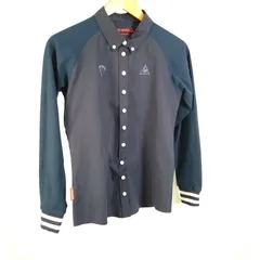 Le coq sportif GOLF スポルティーフ ポロシャツ ネイビー ルコック ゴルフウェア レベリング Lサイズ