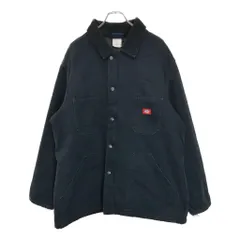 90年代 Dickies ディッキーズ ダックワークジャケット ブラック(メンズ X-LARGE)中古 古着 U4156