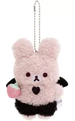 【新品】キーホルダー こあくまうさぎのぬいぐるみ(ぴんく) コリラックマのこあくま気分テーマ ぶらさげぬいぐるみ 「リラックマ」