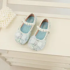 ☆ ライトブルー ☆ 29(18cm) ☆ フォーマルシューズ 女の子 フォーマルシューズ 女の子 フォーマル シューズ フォーマル靴 ドレスシューズ キッズシューズ 子供靴 靴 くつ プリンセス コスチューム リボン 子供 子ども ベビー キッズ