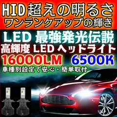 LEDヘッドライト 最強発光伝説16000LM エスクード【ESCUDO】 TA74W H18.6 ～ H19.4 H4 HI/Lo切替 車用 簡単安心取付 6500k HID超え