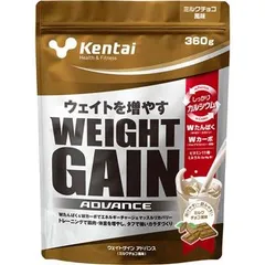 KENTAI　プロテイン　WEIGHT GAIN　ミルクチョコ味　360g　ケンタイ　K3120　トレーニング　アスリート　筋肉　増量　★1800