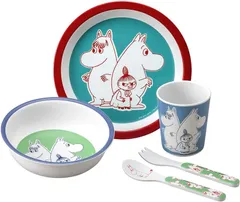 MOOMIN(ムーミン) メラミンギフトセット ムーミン5点セット  出産祝入園祝い プレゼント 離乳食 女の子 男の子 かわいい おしゃれ