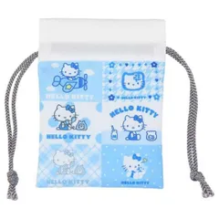 ハローキティ 豆巾着 総柄 巾着袋 ミニポーチ