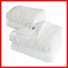 【匿名配送】オフホワイト_フェイスタオル 4枚組 トランパラン 今治タオル フェイスタオル 4枚セット FuwaKaru 日本製 速乾 吸水 軽量 厚手 綿10