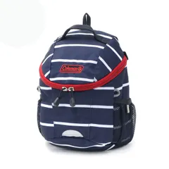 公認販売店 コールマン リュック Coleman リュックサック KID'S PETIT キッズ 女の子 男の子 通園 A5 5L NAVYBORDER