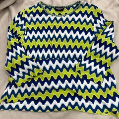 MISSONI シェブロン柄　チュニック　レディース　L ジグザグ柄　ニットチュニック　細身のサムネイル