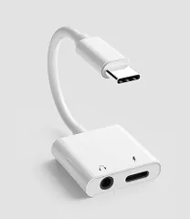 type-c 3.5mmイヤホンジャック対応Apple iPhone15 Pro Max Plus 対応iPad Air同時急速充電器オーディオタイプc変換器 DAC Type-C Aux ケーブル スマホ ヘッドフォン  変換機 ドングル アダプター