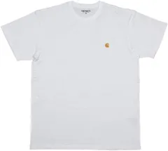 【あす楽】【送料無料】carhartt（カーハートWIP）WORK IN PROGRESS　I026391　S/S　Chase　T-Shirt　ユニセックス　オーバーサイズTシャツ　White/Gold