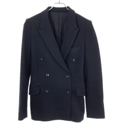 BACCA バッカ ウールニットダブルブレストジャケット 35-07-84-07251 ネイビー 36のサムネイル